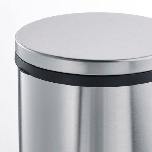 Pedallı Çöp Kutusu, Paslanmaz Çelik Metal Renk Meridyendukkan 5lt  IKEA - 3