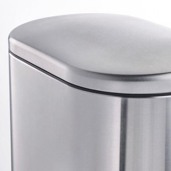 Pedallı Çöp Kutusu, Paslanmaz Çelik Metal Renk Meridyendukkan 20lt  IKEA - 3