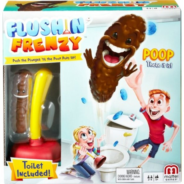 Flushin' Frenzy Kutu Oyunu 5 Yaş ve Üzeri Eğlenceli Fırlatmalı Oyun FWW30