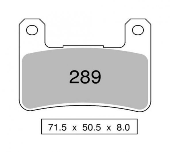 TROFEO SUZUKI GSX-R 750 K8-L0 2008 - 2010 SİNTERLİ FREN BALATASI