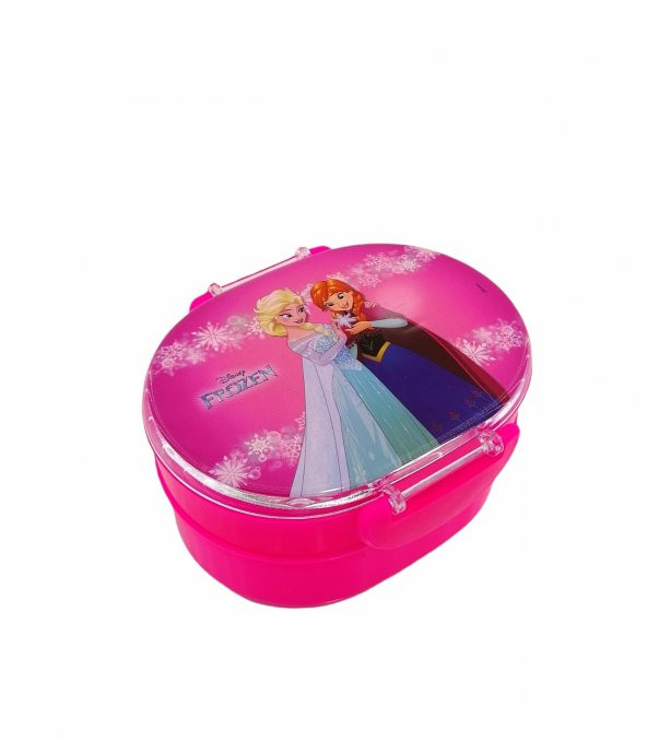 Lisanslı Frozen Pembe Yemek Seti