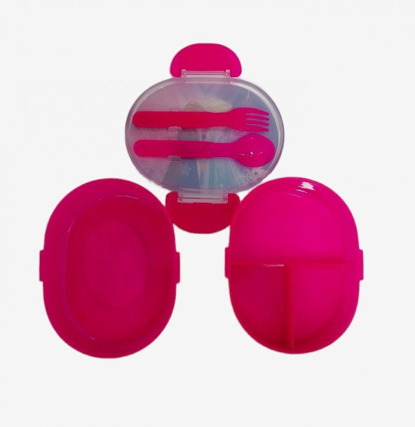 Lisanslı Frozen Pembe Yemek Seti - 4