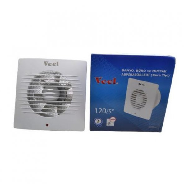Veel Banyo Büro ve Mutfak Aspiratörleri (Baca Tipi) 15W 120Mm - 2