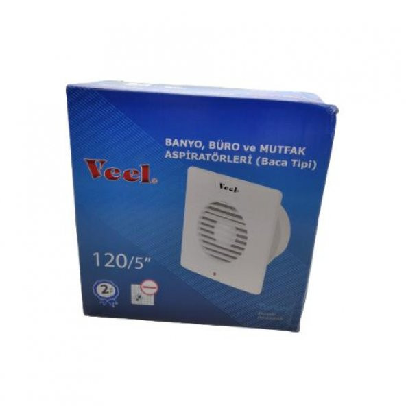 Veel Banyo Büro ve Mutfak Aspiratörleri (Baca Tipi) 15W 120Mm - 3