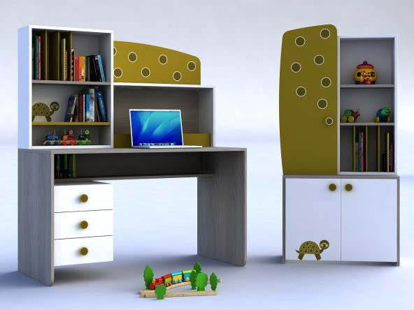 RENGARENK Tortuga Çalışma Masası ürün görseli