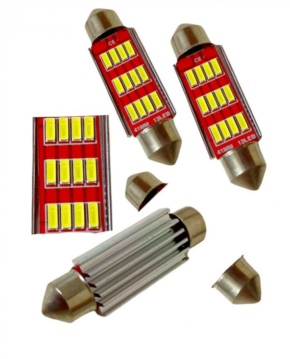 Sofit Led Beyaz 12 Volt - 24 Volt Uyumlu Canbus Soğutuculu - 4