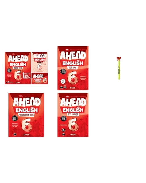 6. Sınıf Ahead with English Practice Book, Test Book, Vocabulary Book ve Test Booklet