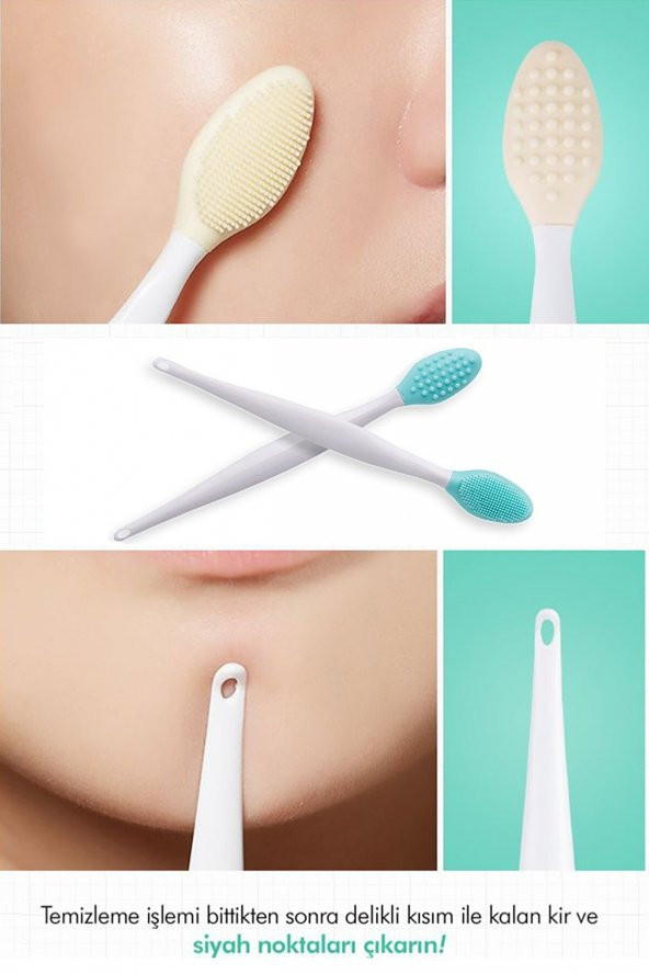 Siyah Nokta Karşıtı Ve Sıkılaştırıcı Yumurta Akı Maskesi 100 Ml+ T Bölgesi Temizleyici Fırça - 4