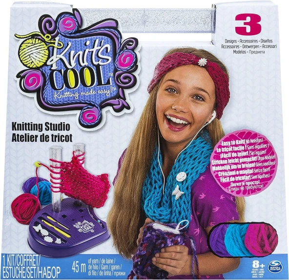 Knits Cool Örgü Stüdyosu- Eğitici Oyuncak,Örgü Örme Makinesi - 2