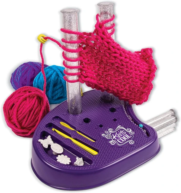 Knits Cool Örgü Stüdyosu- Eğitici Oyuncak,Örgü Örme Makinesi - 3