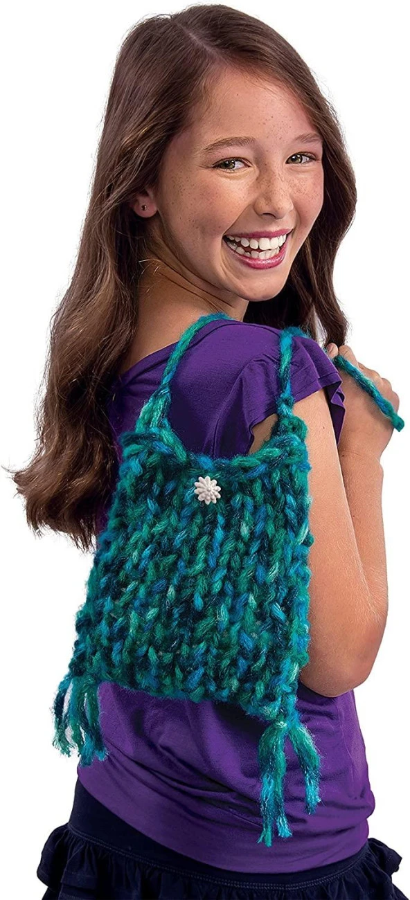 Knits Cool Örgü Stüdyosu- Eğitici Oyuncak,Örgü Örme Makinesi - 5