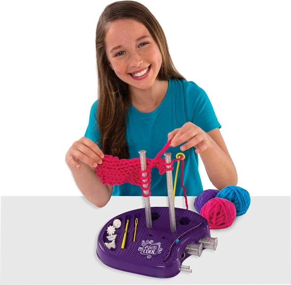 Knits Cool Örgü Stüdyosu- Eğitici Oyuncak,Örgü Örme Makinesi - 6