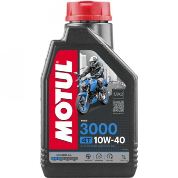 MOTUL 3000 10W40 4T MİNERAL MOTOSİKLET YAĞI