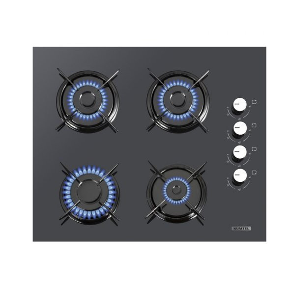 Kumtel Antrasit ( Gri ) Cam Digital / Dokunmatik Ankastre Set - 8 Prog - Resim 4