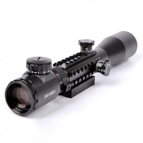 3-9x40 Nikula Zoomlu Keskin Nişancı Dürbünü Tüfek Kızaklı - Resim 4