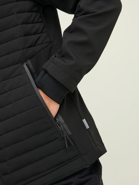 JACK JONES Erkek Kapüşonlu 3 M Özellekli Mont 12215938 - 4