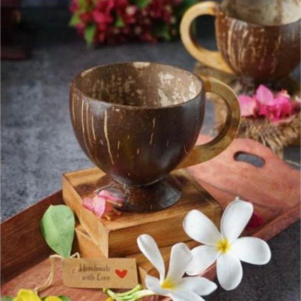 Hindistan Cevizi Coconat Bardak Coconut Glass - 4
