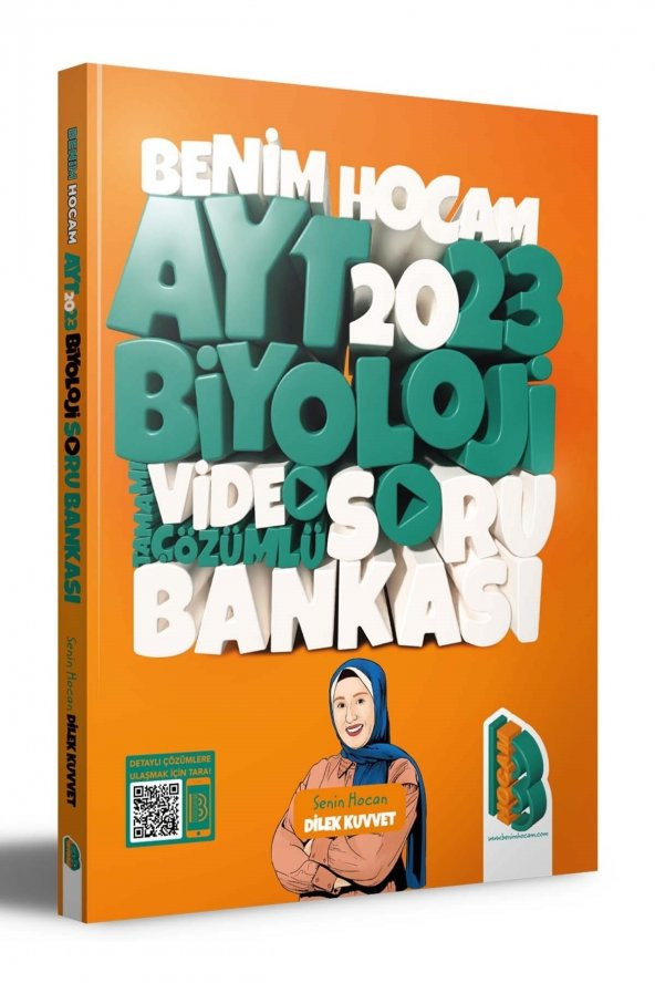 BH AYT BİYOLOJİ VİDEO ÇÖZ SORU BANKASI 2023 Benim Hocam Yayınları