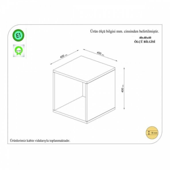 Kca Mobilya Box Komodin Beyaz - 2