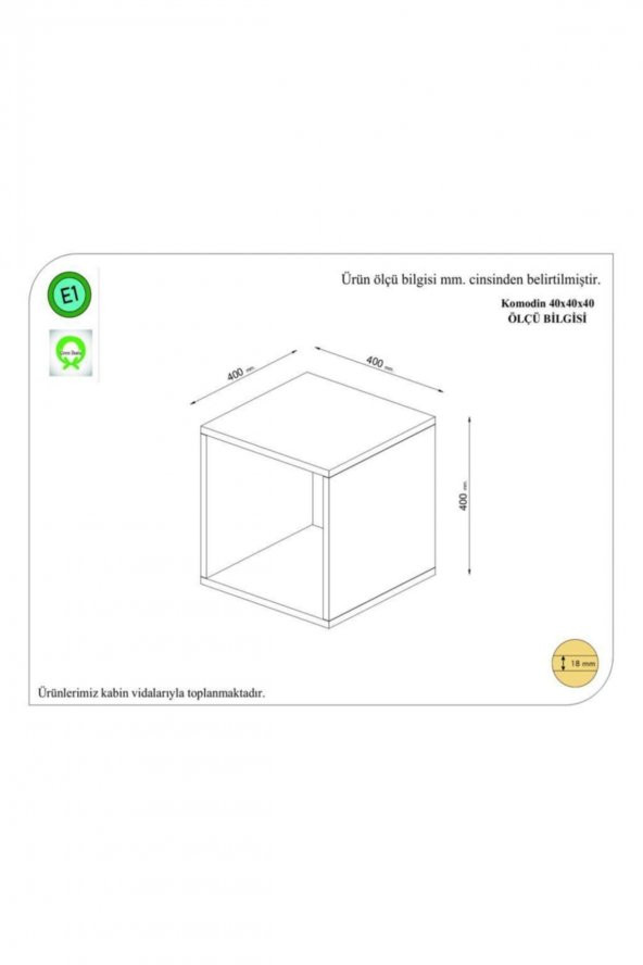 Ayazağa Dekoratif Box Komodin Safirmeşe - 2