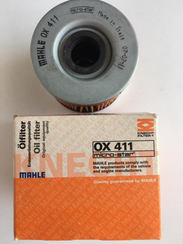 MAHLE YAĞ FİLTRESİ OX 411 SUZUKİ GS 500 - 2