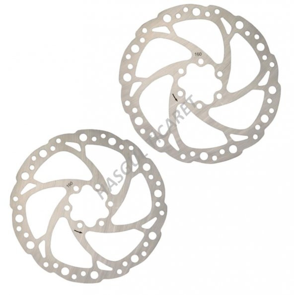 Hsgl Bisiklet İkili Disk Fren Rotor 160 mm 6 Vidalı 2 adet rotor Bisiklet Fren Sistemleri - 4