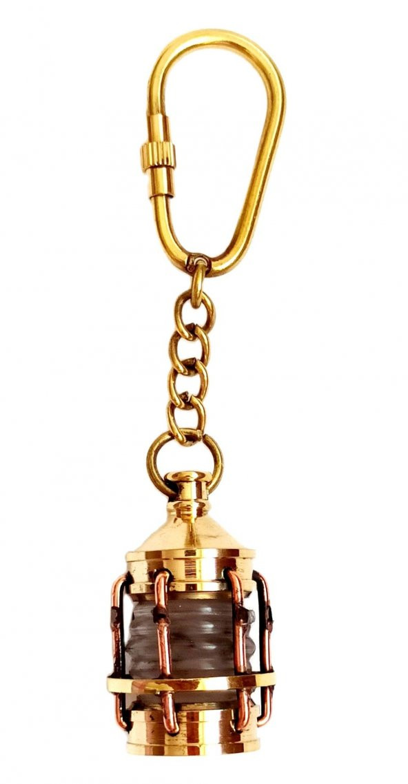 Şişe Modelli Pirinç Anahtarlık