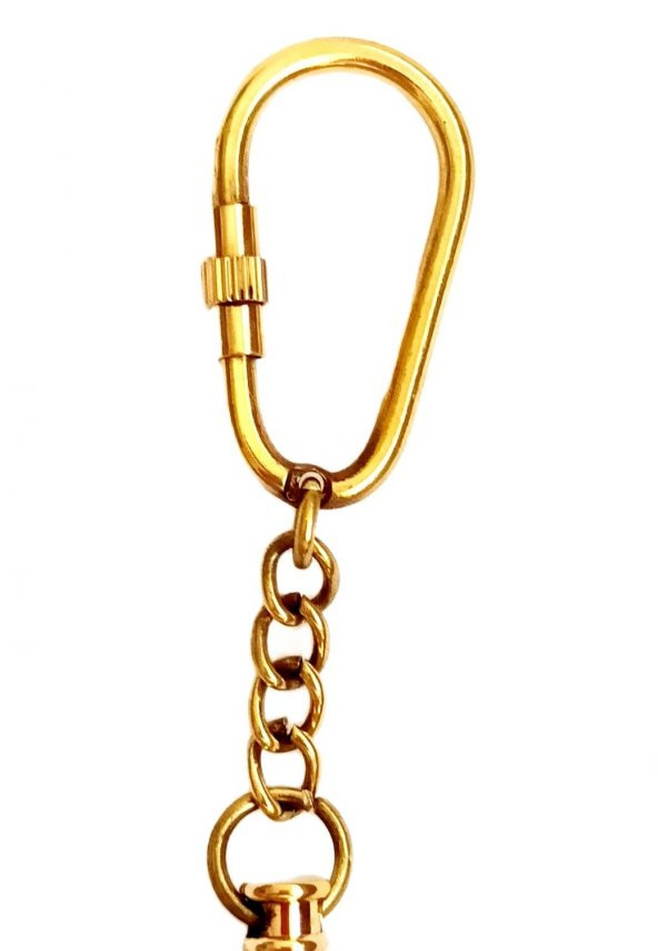 Şişe Modelli Pirinç Anahtarlık - 2