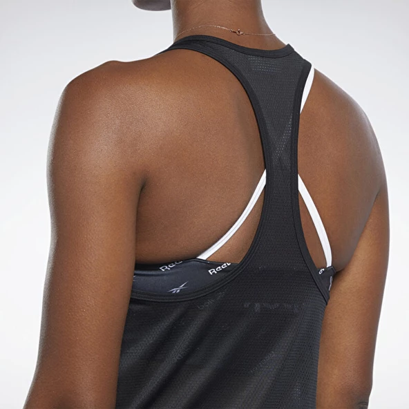 Reebok FQ6635 Us Perform Mesh Tank Kadın Atlet - Resim 5