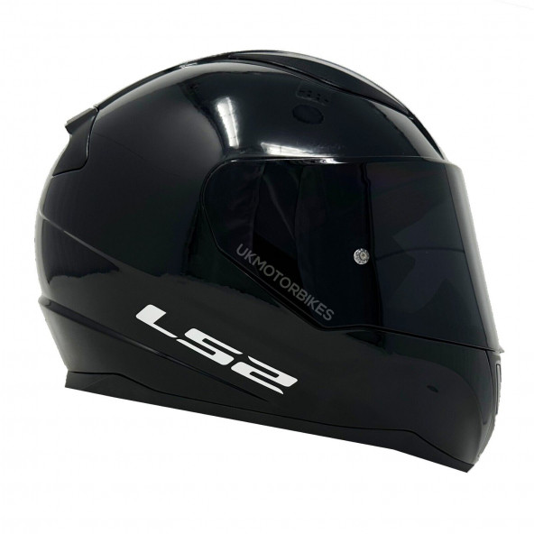 Ls2 Rapıd 2 Parlak Siyah Fullface Motosiklet Kaskı Siyah Camlı - 3