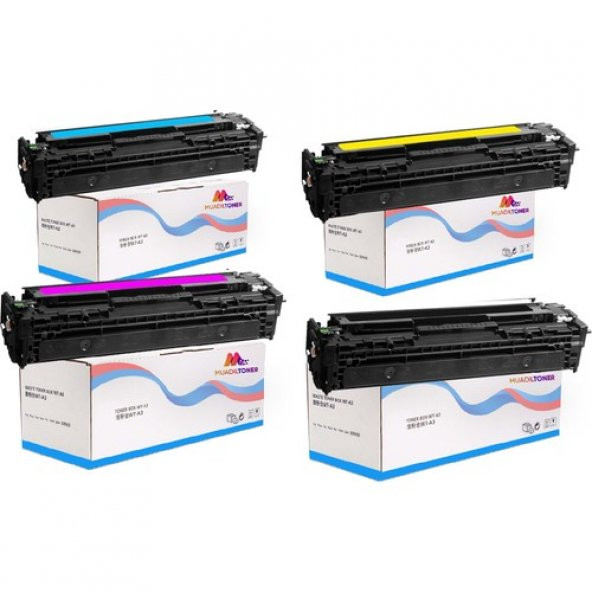 HP Mfp M280NW Muadil Toner Yazıcı Uyumlu 4 Renkli Muadil Toner 203A-CF540A - 1