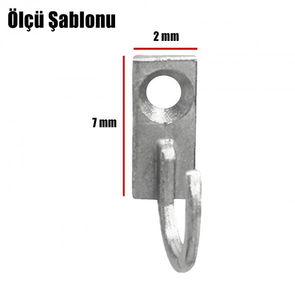 Duvar Dolap Çekmece Kapı Anahtar Anahtarlık Askısı - Resim 4