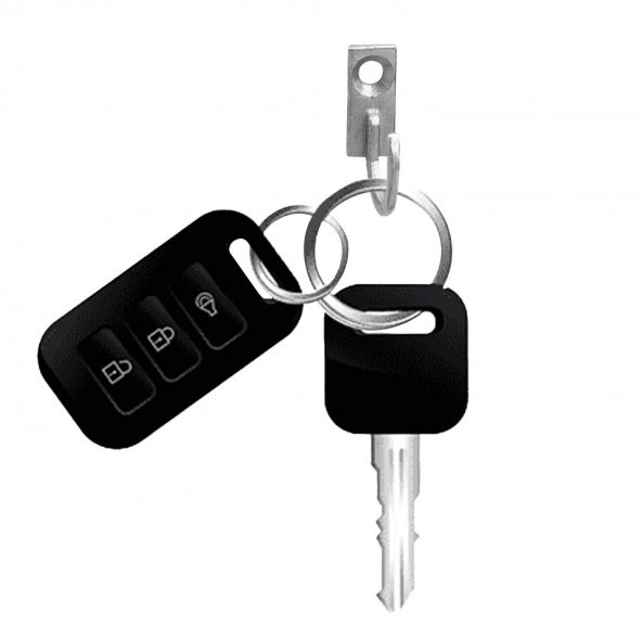 Duvar Dolap Çekmece Kapı Anahtar Anahtarlık Askısı - Resim 5