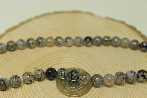 Akik Taşı 8mm/5 adet (23570-1) ürün görseli