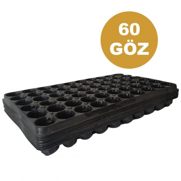 60 GÖZ (25 adet) Viyol FİDE YETİŞTİRME VİYOLÜ FİDAN YETİŞTİRME KABI ÇİLEK SEBZE MEYVE SÜS BİTKİSİ SKULENT FİDELİK ürün görseli 1