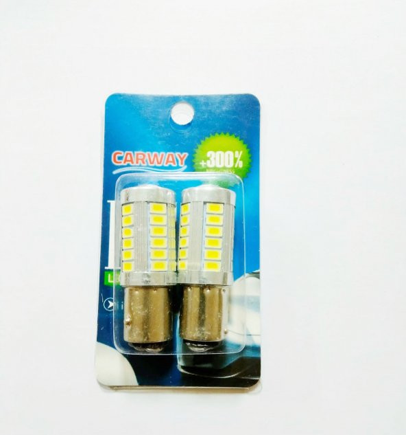 NKT GROUP Carway Tek Duy 93 2li Geri Vites Led Sinyal Stop Ampulü Beyaz Renk - 4
