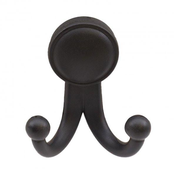 Askılık Vestiyer Duvar Askısı Dolap Elbise Askılığı Plastik Siyah - 2