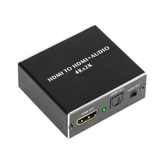 Hdmı to Hdmı Audio Optik 3D 4K Ve 2K Metal Hdmı Ses Ayırıcı