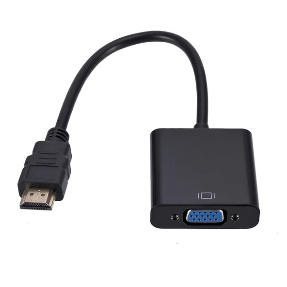 hdmı to vga audio çecirici converter kablo HDMI den VGA ya çevirici