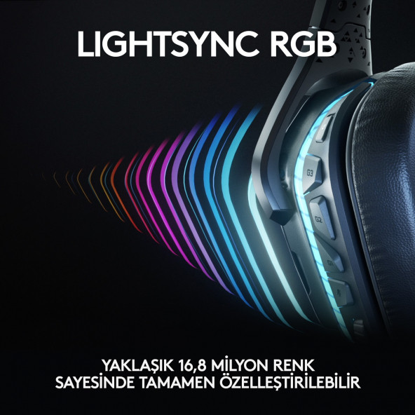 Logitech G G635 LIGHTSPEED 7.1 Surround Ses Oyuncu Kulaklığı - Siyah - 3
