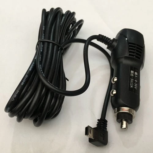 Navigasyon Ltipi 90 derece 5 pin mini usb araç şarj adaptörü 5v2A - 6