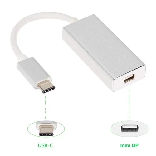 Type C to Mini DisplayPort Dönüştürücü Adaptör