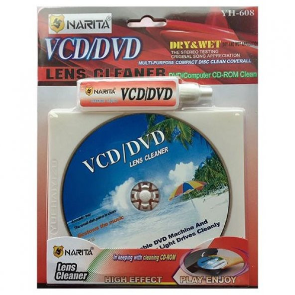 DVD-VCD temizleme seti lens cleaner