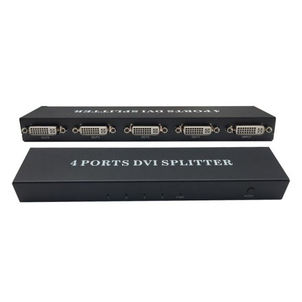 dvı 4 port splitter 1 giriş 4 çıkış DVI çoklayıcı splitter