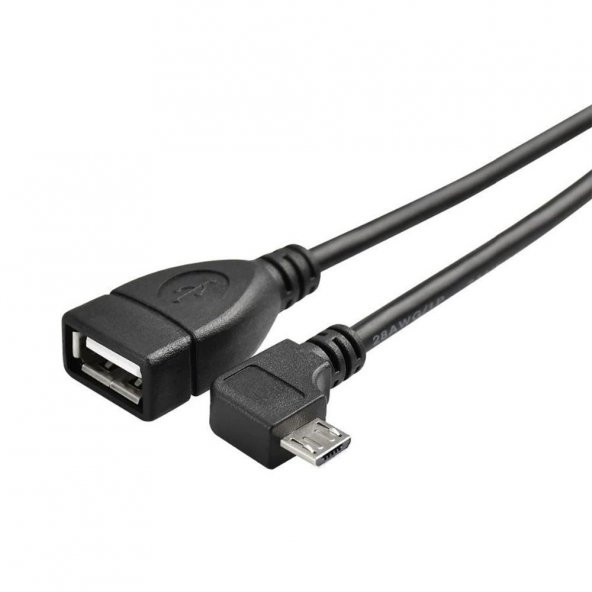 mikro USB otg 90 derece usb 2.0 mikro otg kablo 1m