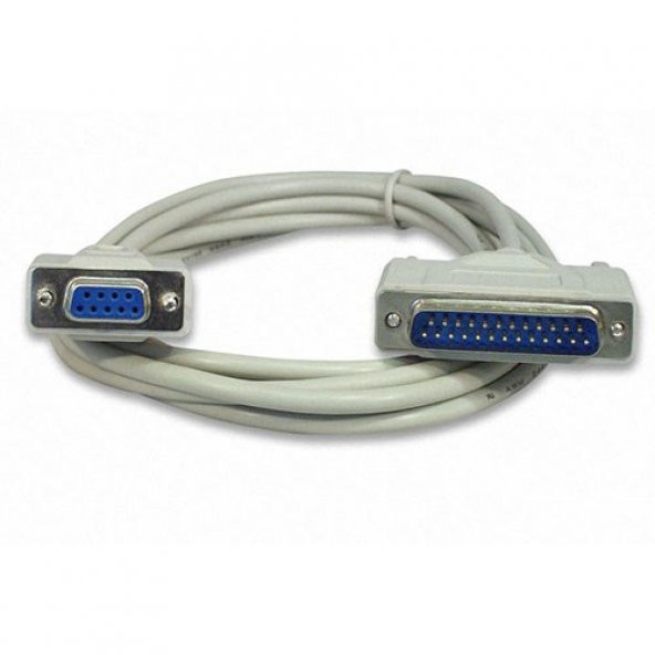 Rs232 DB9 to LPT DB25 pin çevirici kablo 3m
