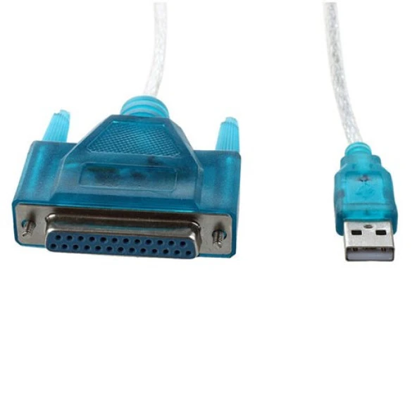 USB 2.0 to 25 Pin paralel LPT DB25 dişi Yazıcı kablosu