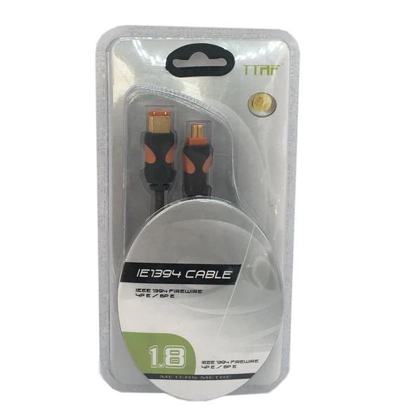 Firewire 6 pin to 4 pin 1394 firewire kablo 1.8m - Resim 4