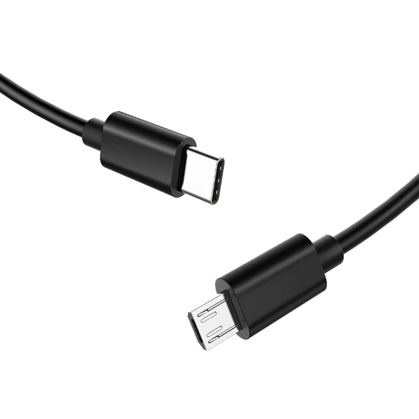 Type c to mikro usb şarj ve data kablosu 3m