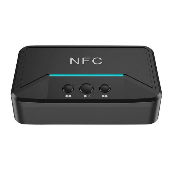 Kablosuz NFC Bluetooth 5.0 Alıcı 3.5mm AUX HiFi Stereo Ses Adaptörü